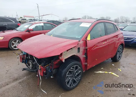 2022 Hyundai Kona N Line from USA, damaged, VIN KM8K3CA39NU799962